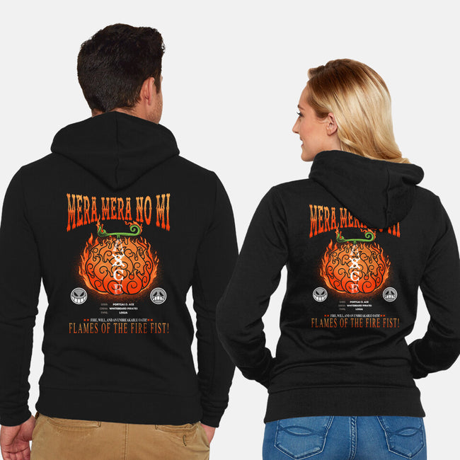 Mera Mera No Mi Devil Fruit-Unisex-Zip-Up-Sweatshirt-constantine2454