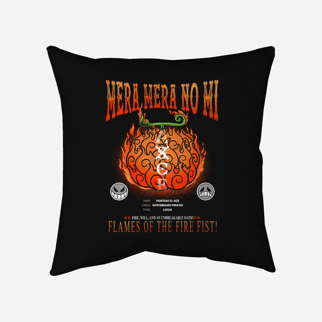 Mera Mera No Mi Devil Fruit-None-Removable Cover w Insert-Throw Pillow-constantine2454