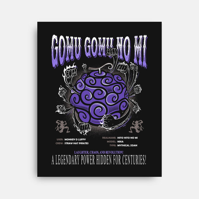 Gomu Gomu No Mi Devil Fruit-None-Stretched-Canvas-constantine2454