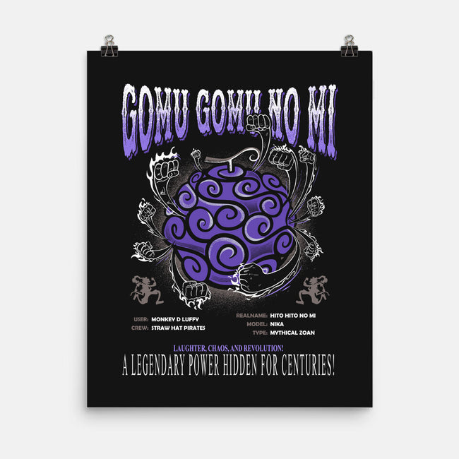 Gomu Gomu No Mi Devil Fruit-None-Matte-Poster-constantine2454