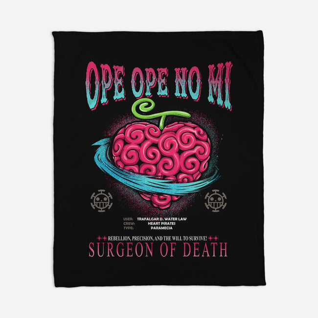 Ope Ope No Mi Devil Fruit-None-Fleece-Blanket-constantine2454