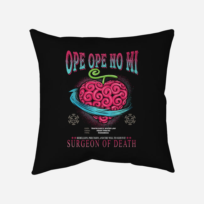 Ope Ope No Mi Devil Fruit-None-Removable Cover w Insert-Throw Pillow-constantine2454