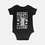 I Come In Peace Mostly-Baby-Basic-Onesie-FunkVampire