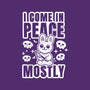I Come In Peace Mostly-None-Stretched-Canvas-FunkVampire