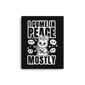 I Come In Peace Mostly