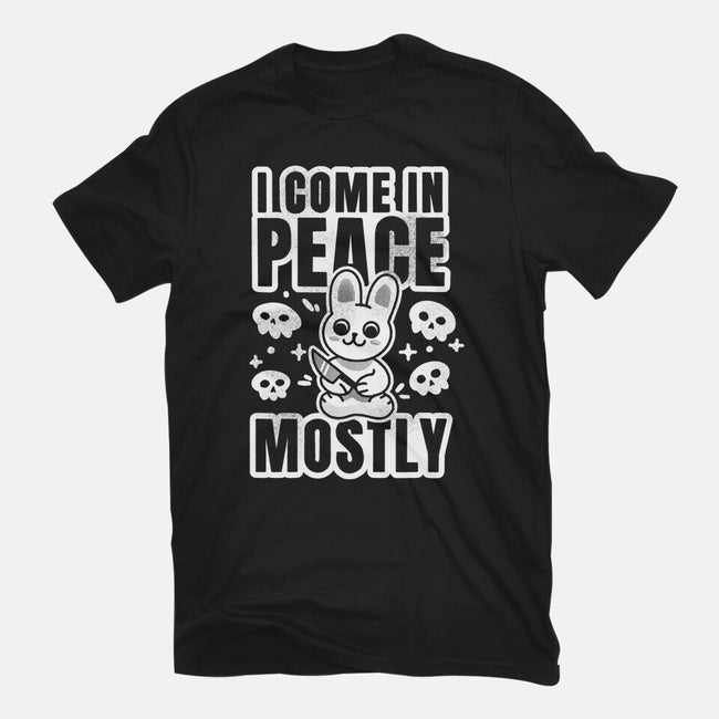 I Come In Peace Mostly-Mens-Basic-Tee-FunkVampire