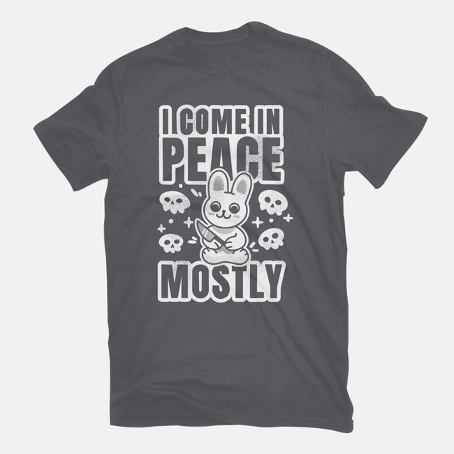 I Come In Peace Mostly-Mens-Basic-Tee-FunkVampire