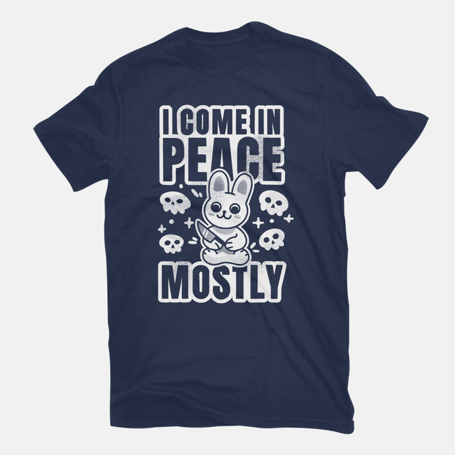 I Come In Peace Mostly-Mens-Basic-Tee-FunkVampire