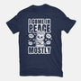 I Come In Peace Mostly-Mens-Basic-Tee-FunkVampire