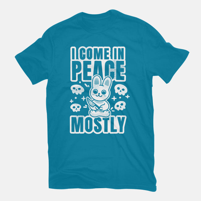 I Come In Peace Mostly-Mens-Basic-Tee-FunkVampire