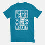 I Come In Peace Mostly-Mens-Basic-Tee-FunkVampire