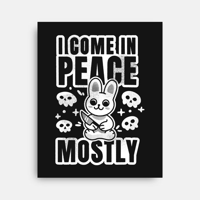 I Come In Peace Mostly-None-Stretched-Canvas-FunkVampire