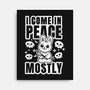 I Come In Peace Mostly-None-Stretched-Canvas-FunkVampire