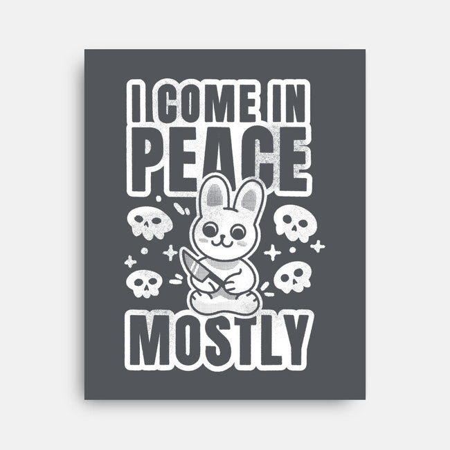 I Come In Peace Mostly-None-Stretched-Canvas-FunkVampire