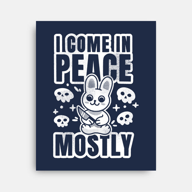I Come In Peace Mostly-None-Stretched-Canvas-FunkVampire