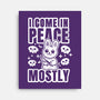 I Come In Peace Mostly-None-Stretched-Canvas-FunkVampire