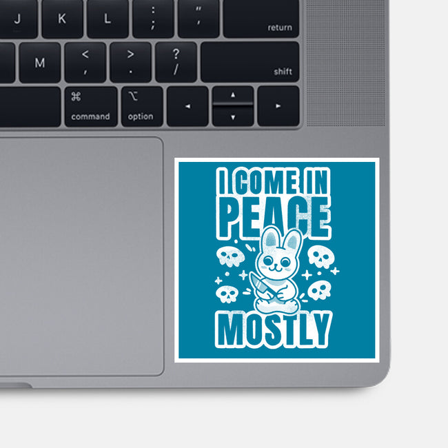 I Come In Peace Mostly-None-Glossy-Sticker-FunkVampire