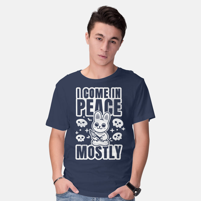 I Come In Peace Mostly-Mens-Basic-Tee-FunkVampire