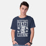 I Come In Peace Mostly-Mens-Basic-Tee-FunkVampire