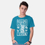 I Come In Peace Mostly-Mens-Basic-Tee-FunkVampire