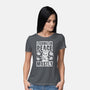I Come In Peace Mostly-Womens-Basic-Tee-FunkVampire