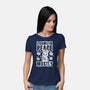 I Come In Peace Mostly-Womens-Basic-Tee-FunkVampire