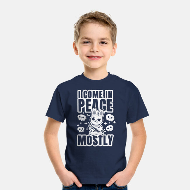 I Come In Peace Mostly-Youth-Basic-Tee-FunkVampire