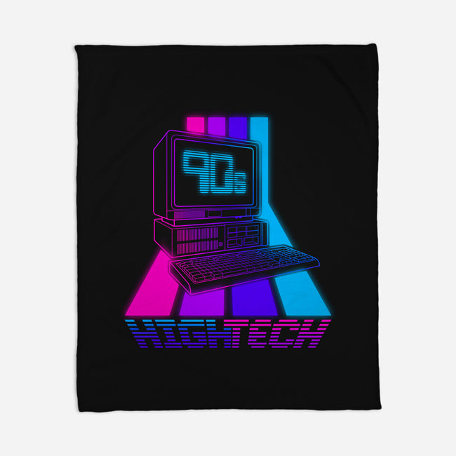 90s High Tech-None-Fleece-Blanket-Getsousa!
