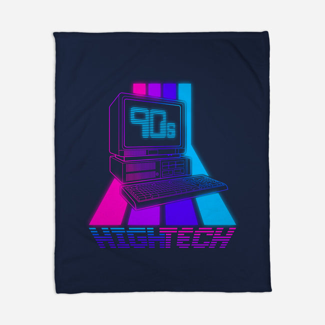 90s High Tech-None-Fleece-Blanket-Getsousa!