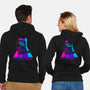 90s High Tech-Unisex-Zip-Up-Sweatshirt-Getsousa!