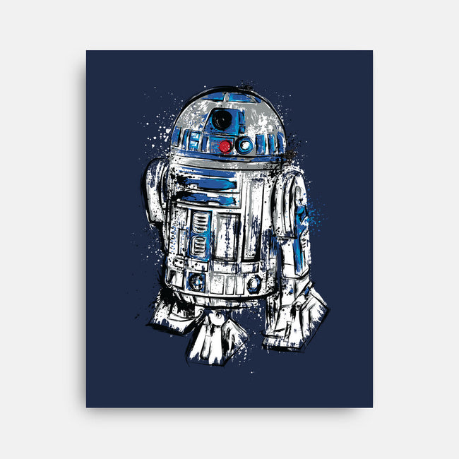 More Than A Droid-None-Stretched-Canvas-DrMonekers