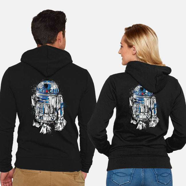 More Than A Droid-Unisex-Zip-Up-Sweatshirt-DrMonekers