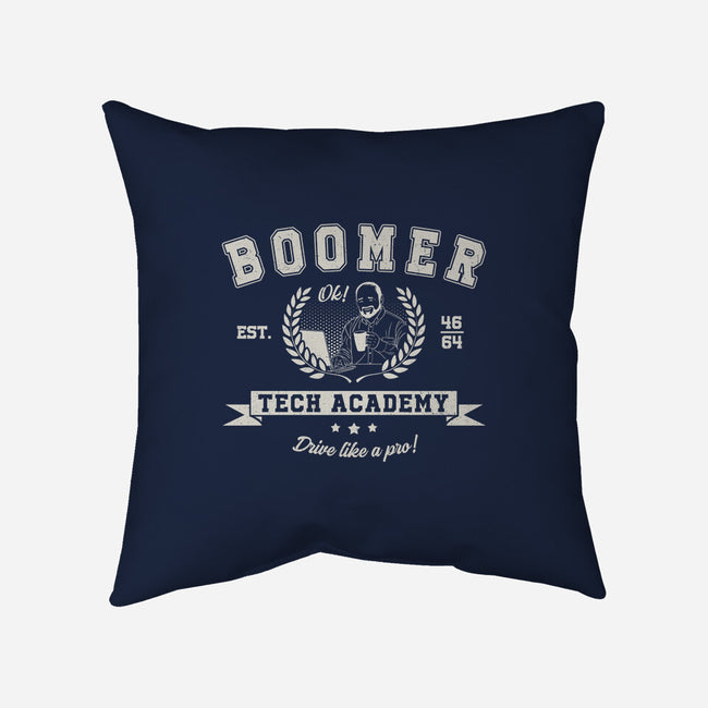 Boomer Tech Academy-None-Removable Cover w Insert-Throw Pillow-Getsousa!