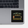 I'm In Power Saving Mode-None-Glossy-Sticker-kg07