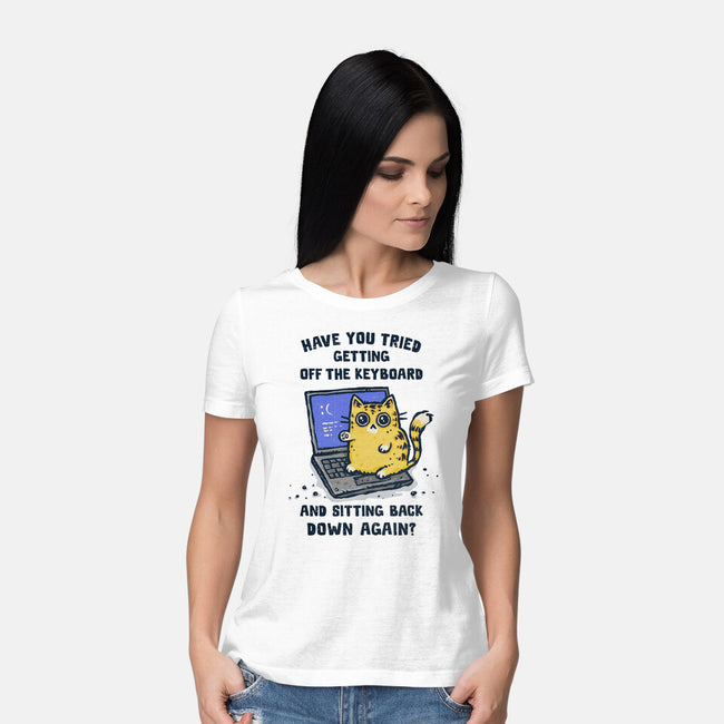 Certified IT Paw-fessional-Womens-Basic-Tee-kg07