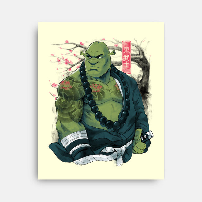 Samurai Ogre-None-Stretched-Canvas-Bruno Mota