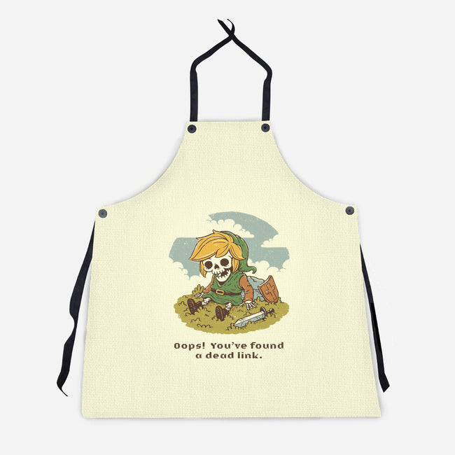 Dead Link Error-Unisex-Kitchen-Apron-dfonseca