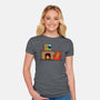 Hunted Monster-Womens-Fitted-Tee-jasesa