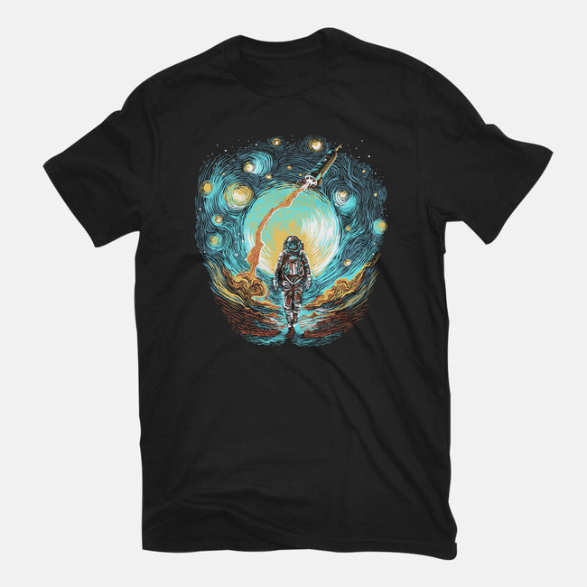Starry Walk-Unisex-Basic-Tee-zascanauta