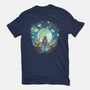 Starry Walk-Womens-Basic-Tee-zascanauta