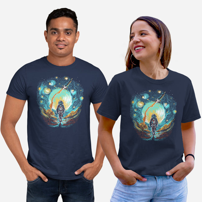 Starry Walk-Unisex-Basic-Tee-zascanauta