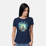 Starry Walk-Womens-Basic-Tee-zascanauta