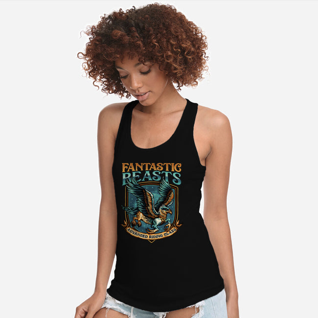 Advanced Riding Class-Womens-Racerback-Tank-momma_gorilla