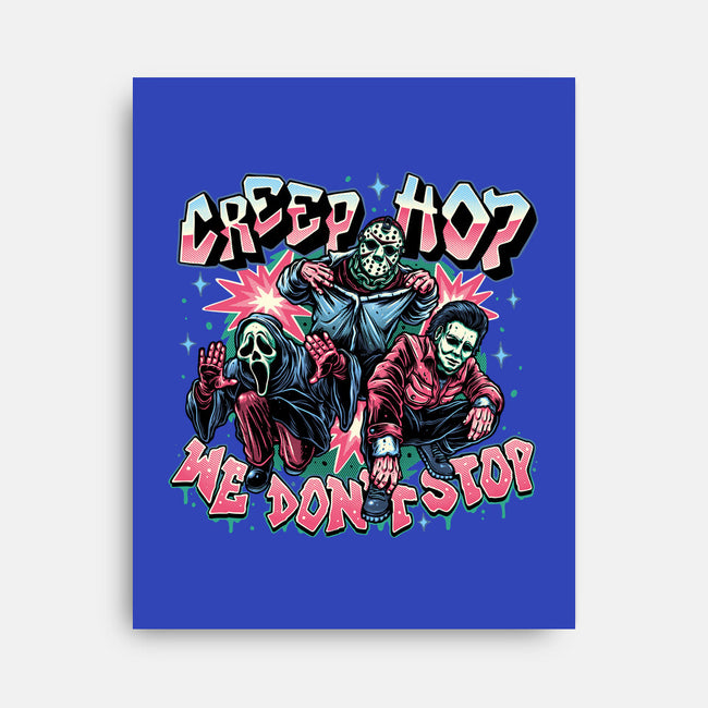 Creep Hop We Don’t Stop-None-Stretched-Canvas-momma_gorilla
