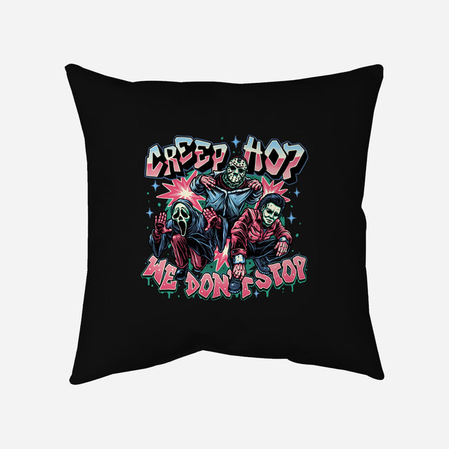 Creep Hop We Don’t Stop-None-Removable Cover w Insert-Throw Pillow-momma_gorilla