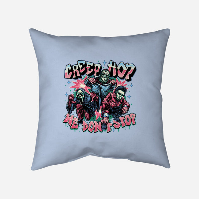 Creep Hop We Don’t Stop-None-Removable Cover w Insert-Throw Pillow-momma_gorilla