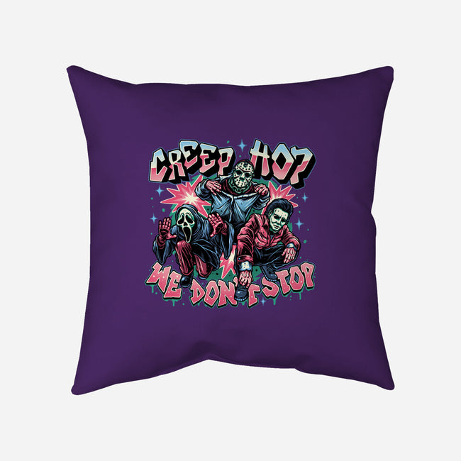 Creep Hop We Don’t Stop-None-Removable Cover w Insert-Throw Pillow-momma_gorilla