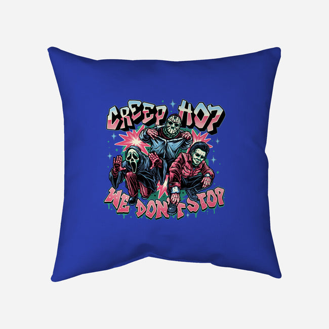 Creep Hop We Don’t Stop-None-Removable Cover w Insert-Throw Pillow-momma_gorilla