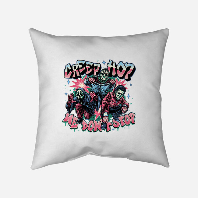 Creep Hop We Don’t Stop-None-Removable Cover w Insert-Throw Pillow-momma_gorilla