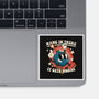 Hang In There It Gets Worse-None-Glossy-Sticker-RoboMega